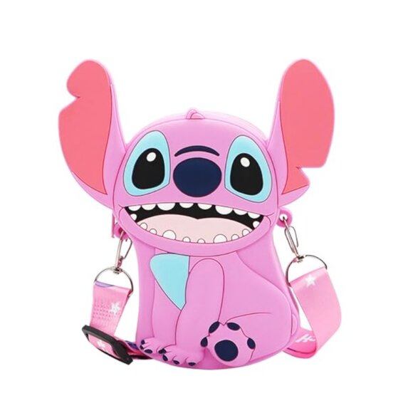 Disney Stitch Mimi Silicon Crossbody CUTE bag - Picture 1 of 4
